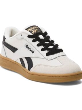 Women’s Reebok Lifestyle Club C Grounds sneakers in a cream and black colorway